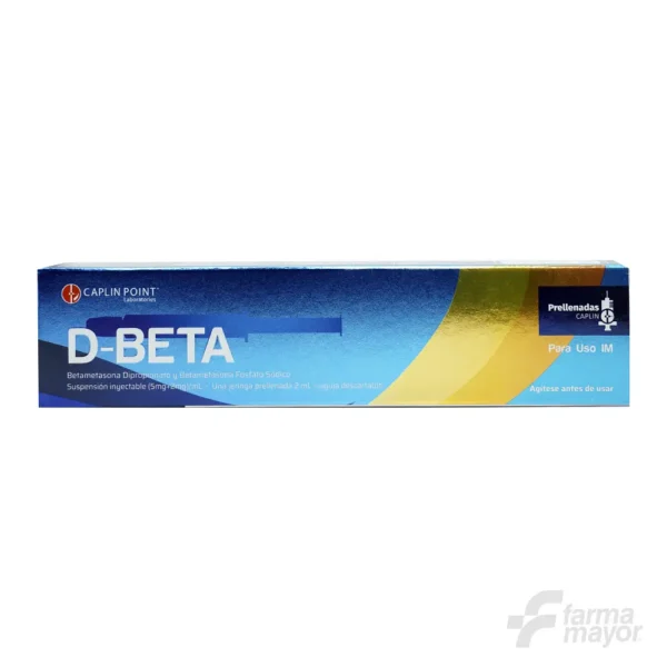 D-BETA (BETAMETASONA DIPROPINATO 5MG + BETAMETASONA FOSFATO SOD. 2MG/ML) JERINGA PRELLENADA