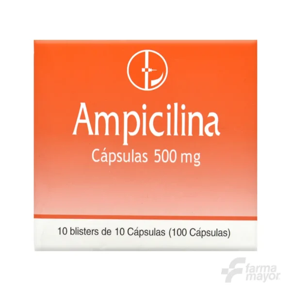 AMPICILINA CAPS 500MG X 10 CAPSULAS (CAJA 10 BLISTER). CAPLIN POINT