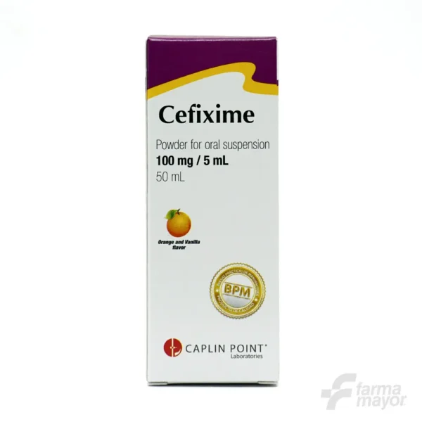 CEFIXIMA SUSP. 100MG/5ML – 50ML. CAPLIN POINT