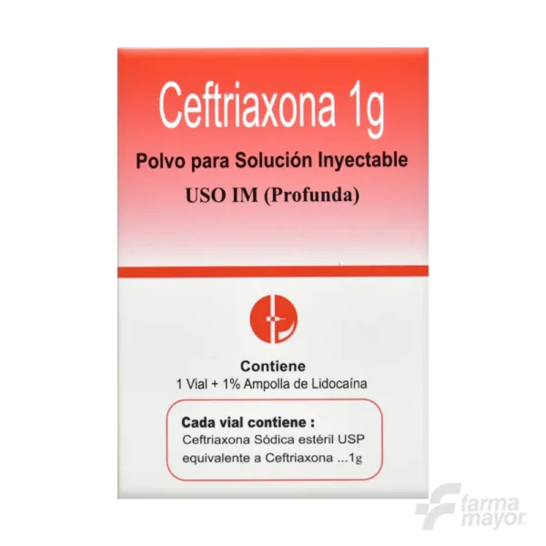 CEFTRIAXONA VIAL 1GR. CAPLIN POINT