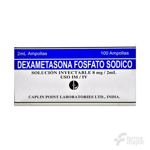 DEXAMETASONA 8MG/2ML NEUROTROPAS INYECTABLE KIT. CAPLIN POINT