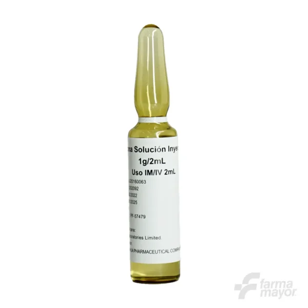 DIPIRONA 1G/2ML INY. – 2ML AMPOLLA X 1(CAJA 100) . CAPLIN POINT