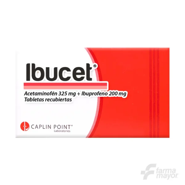 IBUCET (ACETAMINOFEN 325MG IBUPROFENO 200MG TABS) X 10S. CAPLIN POINT