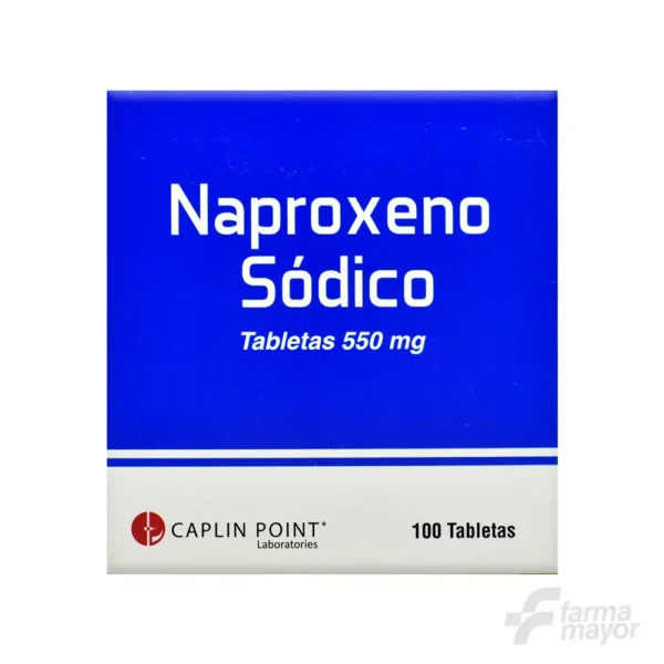 NAPROXENO SODICO TAB. 550MG X 1 TABLETA(CAJA 100). CAPLIN POINT