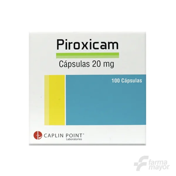 PIROXICAM CAPS. 20MG X 10 CAPSULAS (CAJA 10 BLISTER). CAPLIN POINT