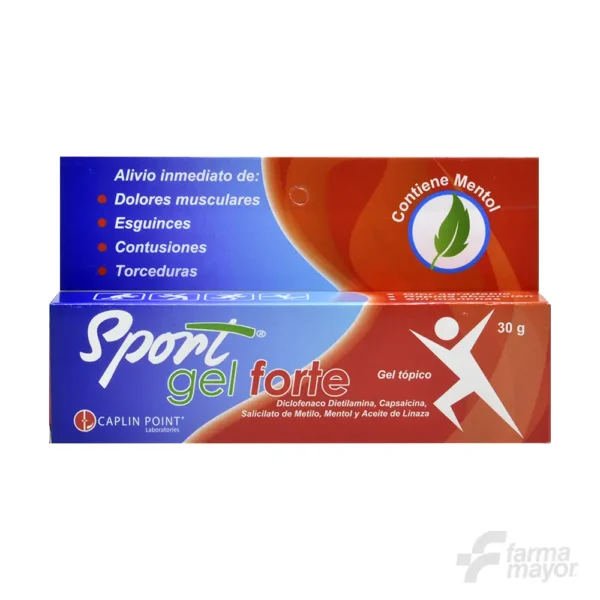 SPORT GEL FORTE 30GRAMOS. CAPLIN POINT