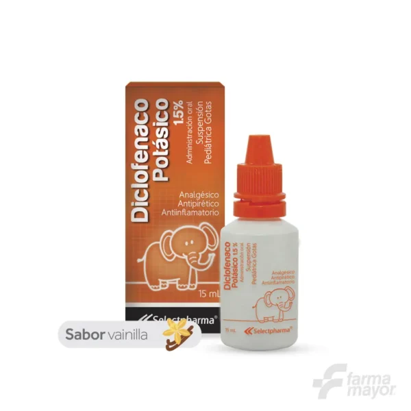 DICLOFENACO POTÁSICO 1.5% GOTAS 15ML. SELECTPHARMA