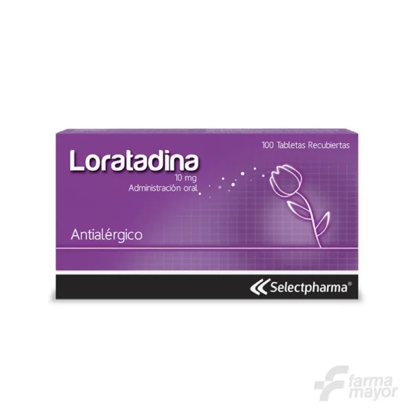 LORATADINA 10mg TABLETA x 20 (CAJA DE 5 BLISTER). SELECTPHARMA