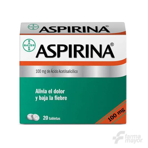 ASPIRINA NIÑOS TABLETAS MAST 100MG X 20