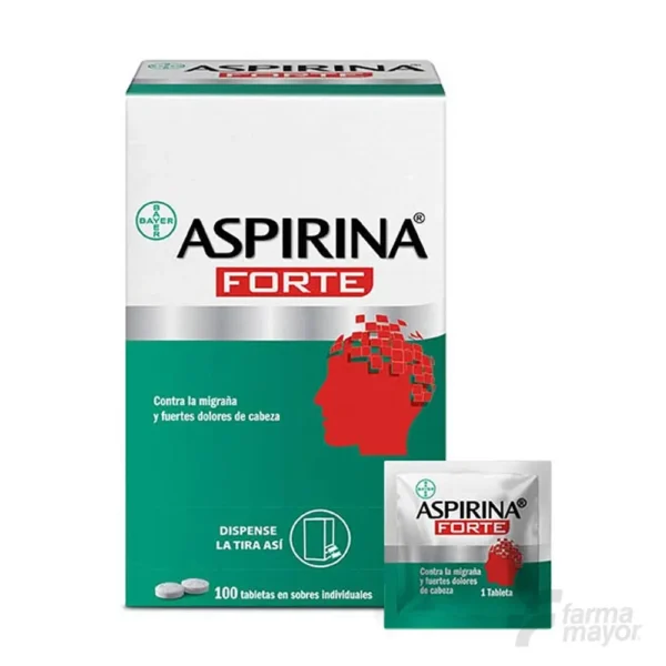 ASPIRINA FORTE TABLETAS X UNIDAD CAJA 100