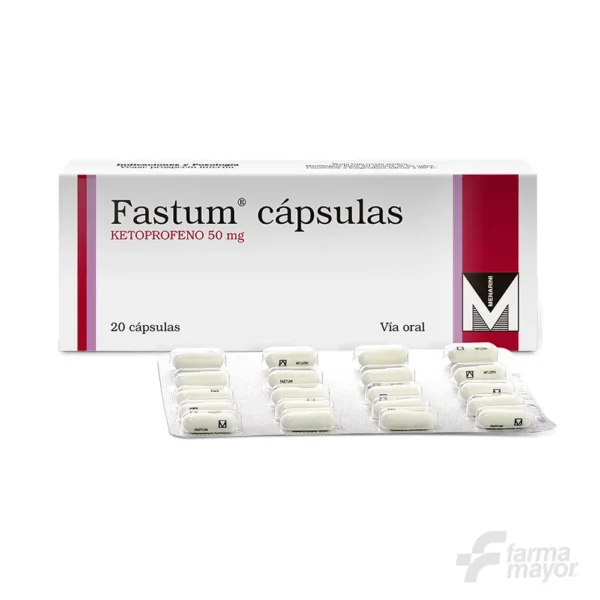 FASTUM 50MG 20 CAPS.