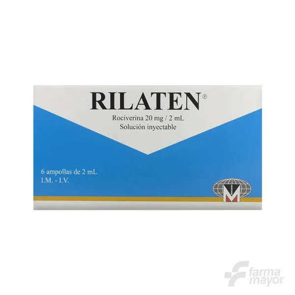 RILATEN 20MG/2ML SOL.INY. 6 AMP.