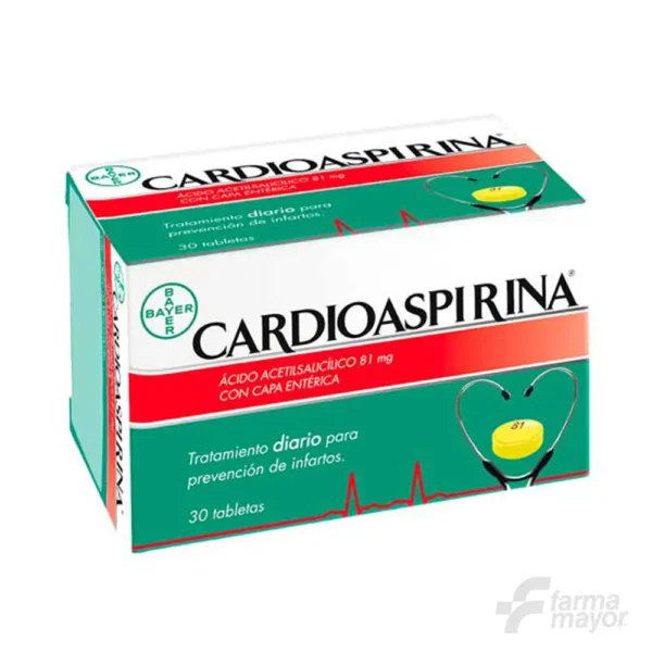 CARDIOASPIRINA TABLETAS 81MG X 30